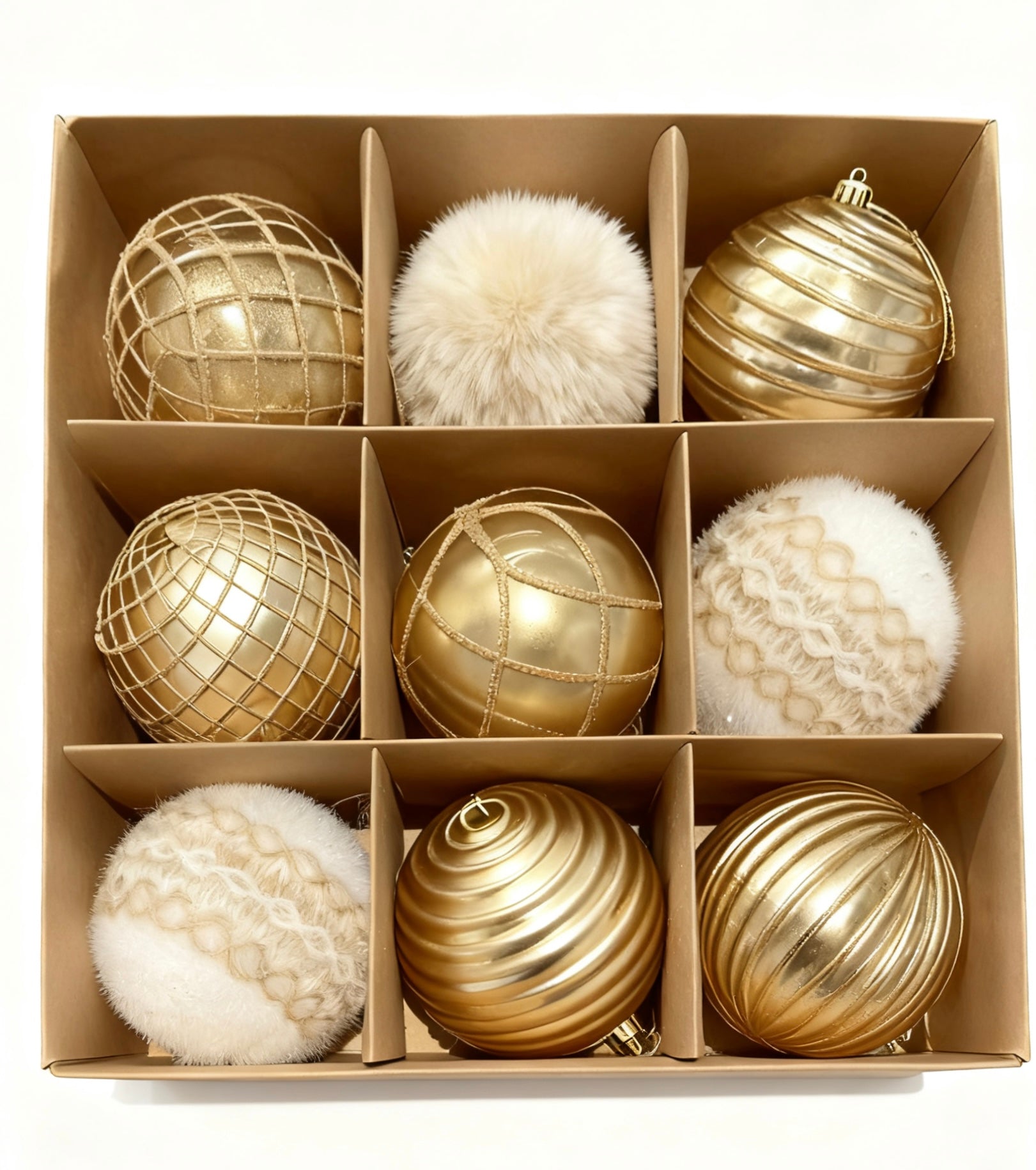 Xmas Weave Baubles Set